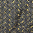 Orissa Silk Fabric - Small Diamond Floral Embroidered, 54" Width (1 Yard)