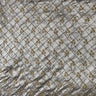 Orissa Silk Fabric - Small Diamond Floral Embroidered, 54" Width (1 Yard)