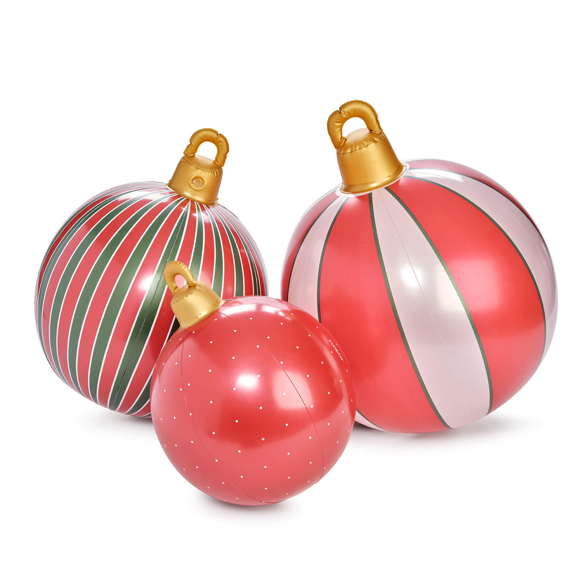 Inflatable Christmas Ornaments - Set of 3