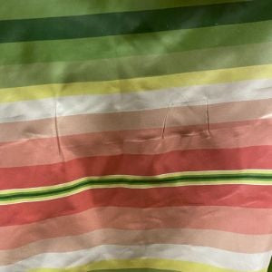 Othello Silk Fabric - Multi-Colored Stripe, 54" Width (1 Yard)