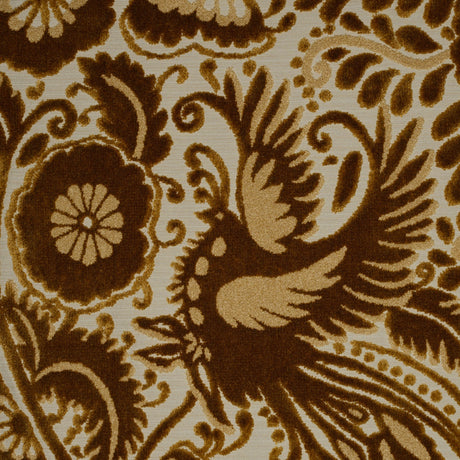 Cut Velvet Upholstery Fabric Otomi Pattern by the Yard