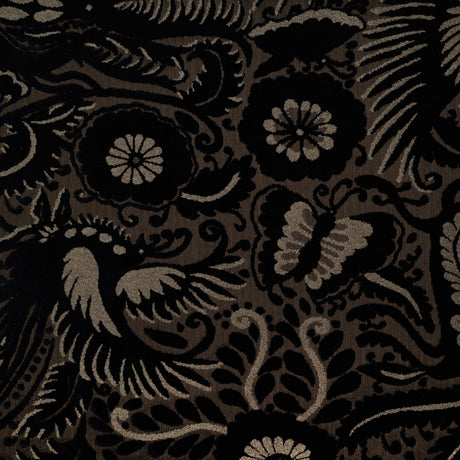 Cut Velvet Upholstery Fabric Otomi Pattern by the Yard