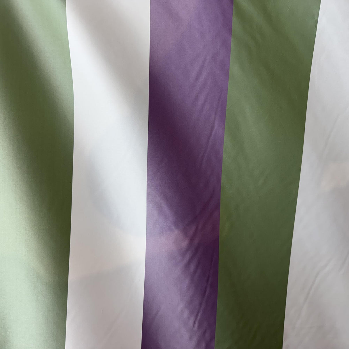 Otter Silk Fabric - Multi-Colored Wide Stripe, 54" Width (1 Yard)