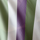 Otter Silk Fabric - Multi-Colored Wide Stripe, 54" Width (1 Yard)