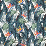 Cerise Polyester Fabric - Outdoor Floral, Multi, 59" Width (1 Yard)