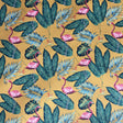Fleming Polyester Fabric - Outdoor Floral Flamingo, 59" Width (1 Yard)