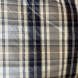 Owen Silk Fabric - Striped Square Geometric, 54" Width (1 Yard)