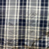Owen Silk Fabric - Striped Square Geometric, 54" Width (1 Yard)