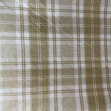 Owen Silk Fabric - Striped Square Geometric, 54" Width (1 Yard)