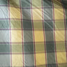 Ozzie Silk Fabric - Multicolored Striped Square Geometric, 54" Width (1 Yard)