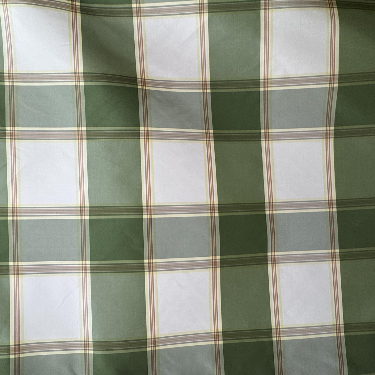 Ozzie Silk Fabric - Multicolored Striped Square Geometric, 54" Width (1 Yard)
