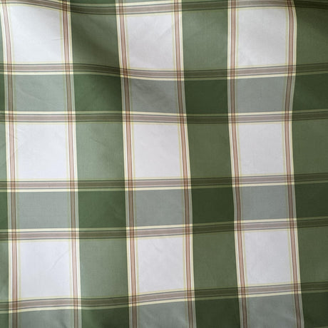 Ozzie Silk Fabric - Multicolored Striped Square Geometric, 54" Width (1 Yard)
