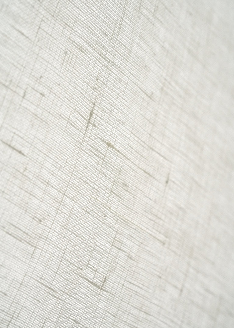 1 Yard Ivory Solid Pure Linen Fabric, Midweight Flat Weave 60 Inches Wide for Apparel and Décor