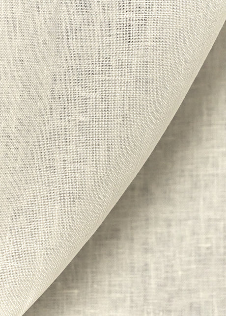 1 Yard Off White Pure Linen Fabric 7 oz Flat Weave 58 Inches Wide Midweight PFD