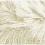 Faux Fur Fabric Round Shaggy 40-Inch Circular