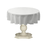 Tablecloth Dull Bridal Satin Fabric - Solid Color, 42" Round (1 Piece)