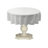 Tablecloth Dull Bridal Satin Fabric - Solid Color, 42" Round (1 Piece)