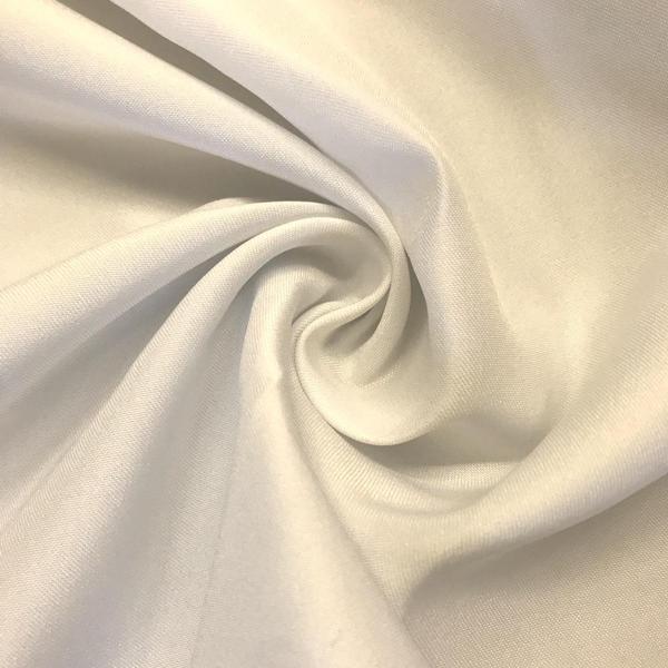 Off White Dull Matte Bridal Satin Fabric,