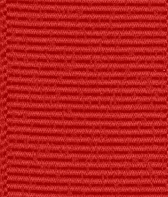 Grosgrain Solid Ribbon Red