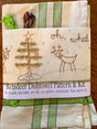 Embroidery Dishtowel Pattern and Floss Kit