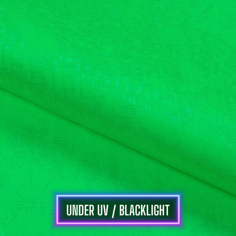 Hologram Spandex Oil Slick Python Fabric