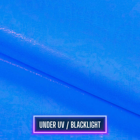 Hologram Spandex Oil Slick Python Fabric