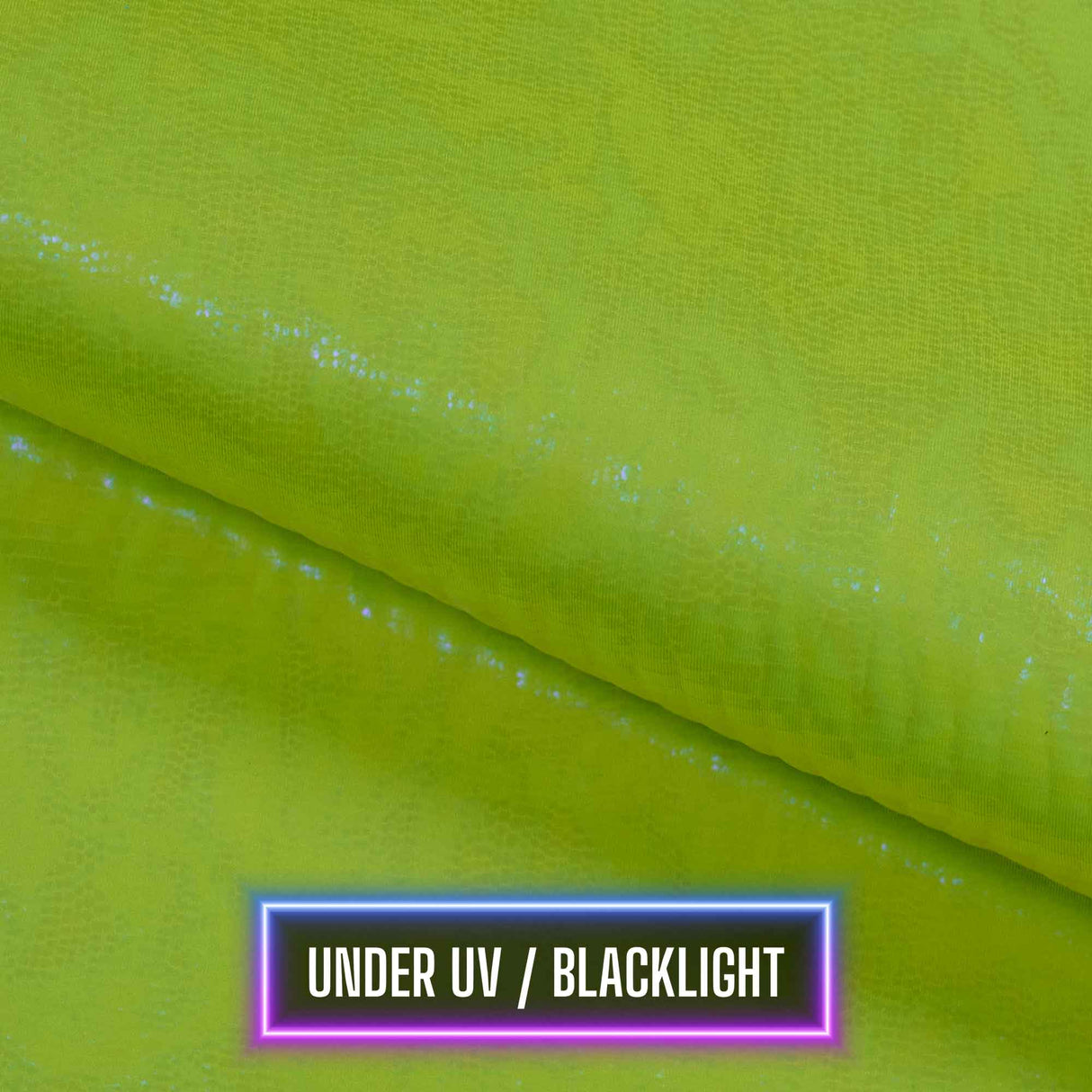 Hologram Spandex Oil Slick Python Fabric