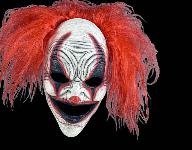 Red Carousel Killer Clown Mask