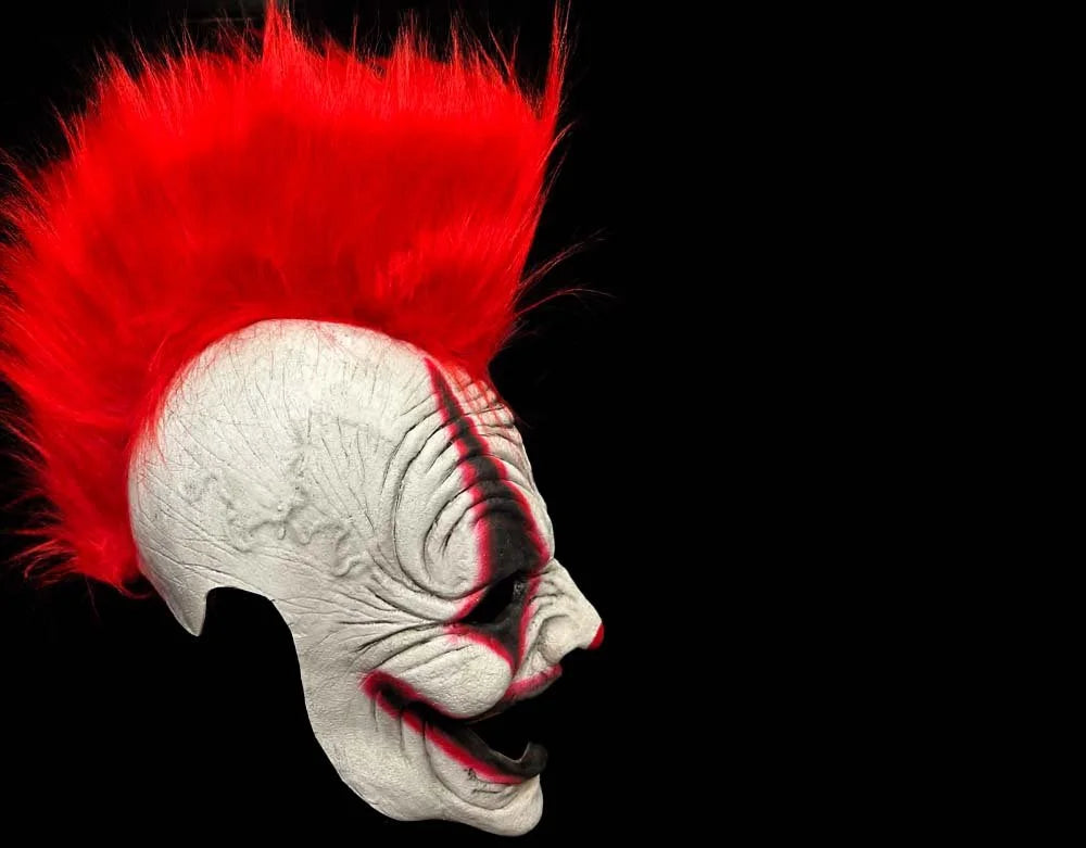 Oktober - Punk Red Mohawk Killer Clown
