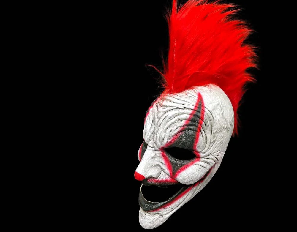 Oktober - Punk Red Mohawk Killer Clown