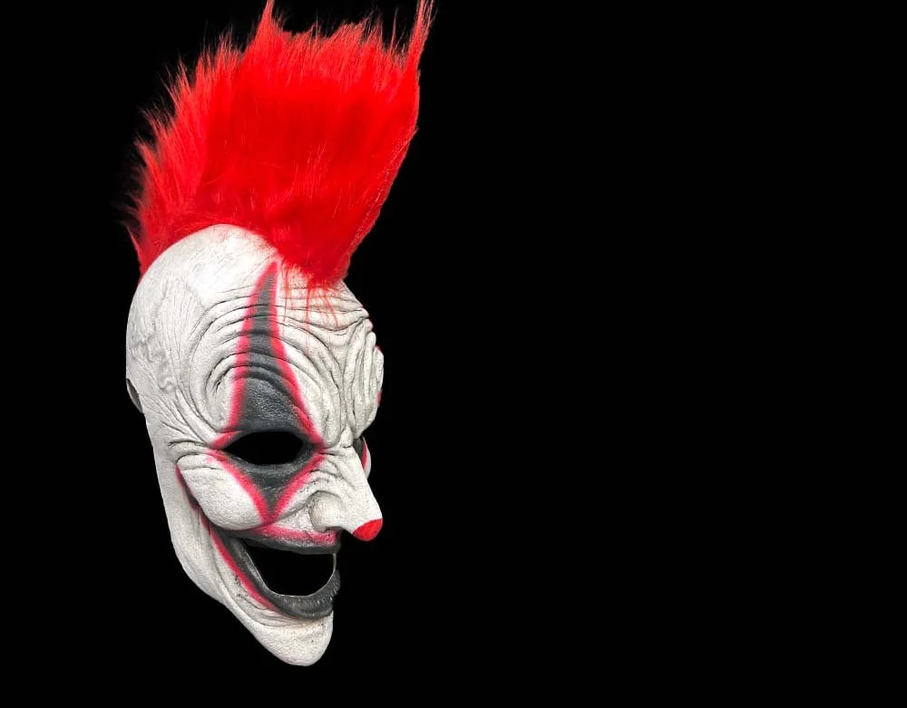 Oktober - Punk Red Mohawk Killer Clown