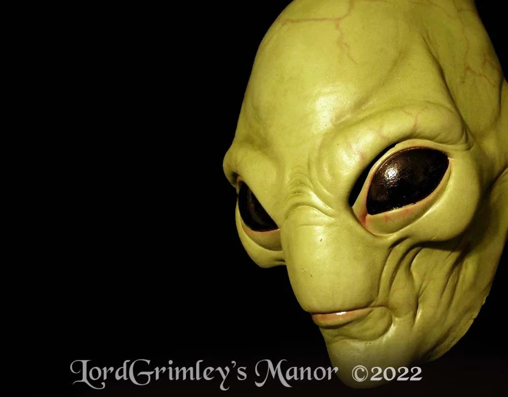 The Visitor - Green Alien Mask