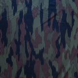 Swim Knit Poly Spandex Vertical Camo