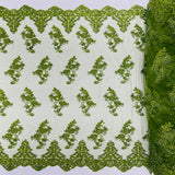 Beaded Lace Fabric Helena Floral 50" Width