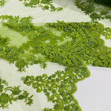 Beaded Lace Fabric Helena Floral 50" Width