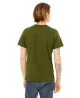 Bella Canvas 3001 Airlume Combed And Ring-Spun Cotton Fabric - Olive, Crewneck, Short Sleeve (1 Piece)