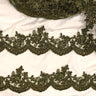 Embroidered Floral Beaded Lace Trim