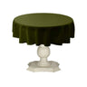 Tablecloth Dull Bridal Satin Fabric - 54" Round, Color Options (1 Piece)
