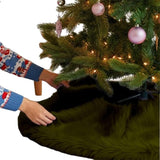 Faux Fur Christmas Tree Skirt 36 Inch