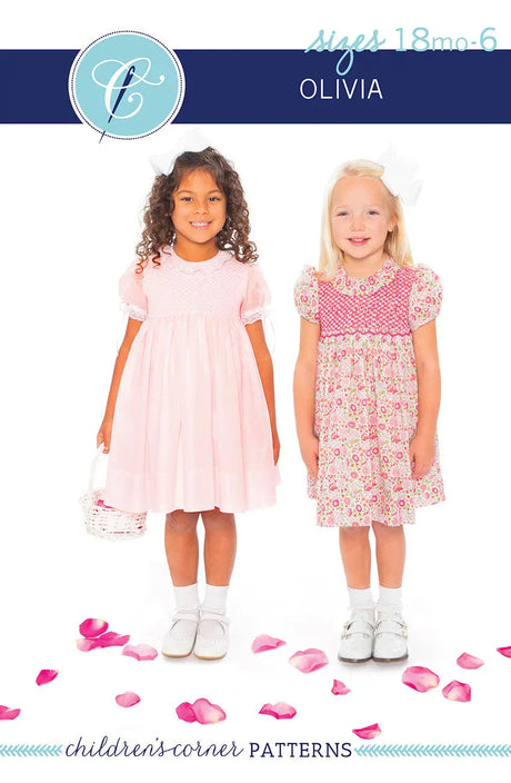 Olivia Smocking Dress Sewing Pattern