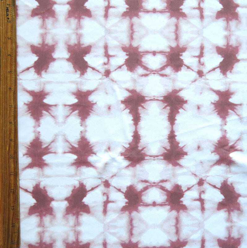 Athletic Jersey Knit Poly Spandex Blush Pink Tie Dye