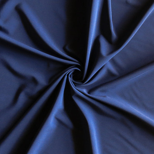 Athletic Jersey Knit Fabric Olympus Dusty Navy Poly Spandex