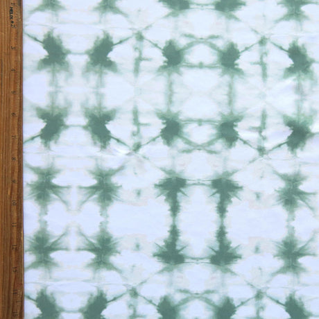 Athletic Jersey Knit Olympus Fern Green Tie Dye Poly Spandex Fabric