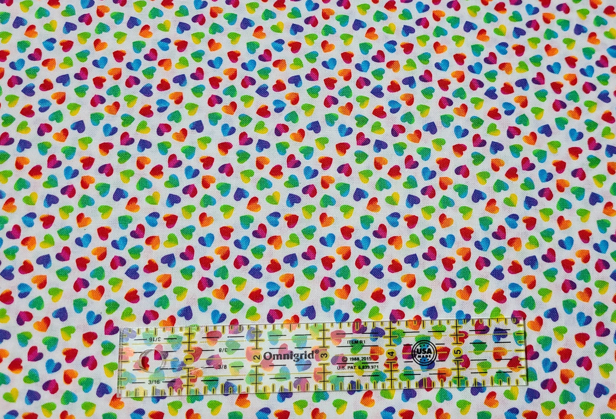 Quilting Cotton Ombre Hearts Timeless Treasures