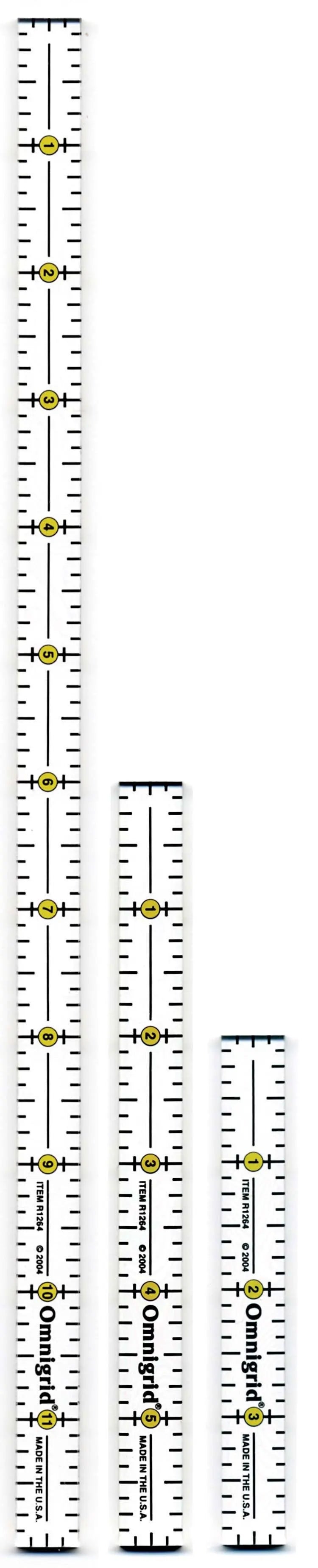 Acrylic Quilt Marking Ruler Set