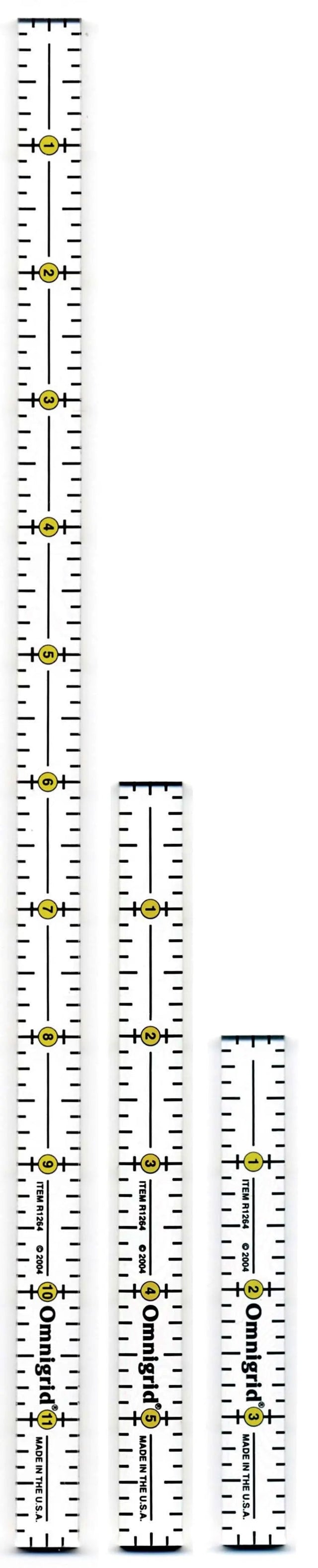 Acrylic Quilt Marking Ruler Set