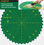 Rotating Cutting Mat Plastic 14in Diameter Green