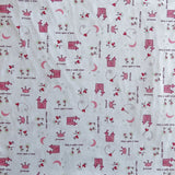 Poly Cotton Jersey Knit Once Upon a Time 35" Remnant