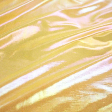 Opal Foiled Spandex Fabric - Blue/Rainbow, 58/60" Width (1 Yard)