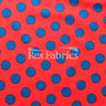 E-Z Dots Matte Nylon Spandex Fabric - Multicolor Polka Dots, 58/60" Width (1 Yard)